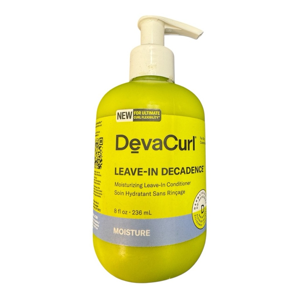 DevaCurl Leave-In Decadence Conditioner for Curly Hair, 8 oz NEW